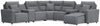 Modmax II 7-Piece Power Reclining Sectional with Chaise and Audio System
