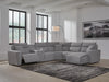 Modmax II 6-Piece Power Reclining Sectional with Chaise and Console - Salt and Pepper