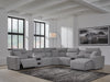Modmax II 7-Piece Power Reclining Sectional with Chaise and Audio Consoles - Salt and Pepper (65906S7)