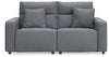 Modmax II 2-Piece Reclining Loveseat - Salt and Pepper