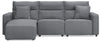 Modmax II 3-Piece Reclining Sofa Chaise - Salt and Pepper