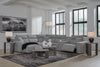 Modmax II 6-Piece Power Reclining Sectional with Chaise and Console - Salt and Pepper (65906S19)