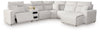 Modmax II 6-Piece Reclining Sectional with Chaise and Audio Console - Stone