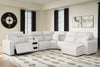 Modmax II 6-Piece Reclining Sectional with Chaise and Audio Console - Stone