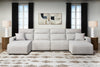 Modmax II 4-Piece Reclining Sectional with Double Chaise - Stone