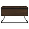 Fulton - Square - Mango Wood Coffee Table - Dark Brown