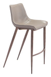 Magnus Barstool (Set of 2) Brown & Walnut — Set of 2