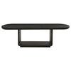 Leandro - 78" Extension Dining Room Table - Burnished Black