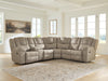 Pearce-Pike 3-Piece Reclining Sectional with Console - Birch (PC69205S1)
