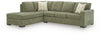 Bridgepoint 2-Piece Sleeper Sectional with Chaise - Moss