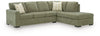 Bridgepoint 2-Piece Sleeper Sectional with Chaise - Moss (PC69505S5)