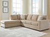 Bridgepoint 2-Piece Sleeper Sectional with Chaise - Almond (PC69507S4)