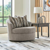 Lofwood Swivel Accent Chair - Fossil