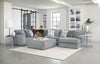Glacier - Sectional With Cocktail Ottoman
