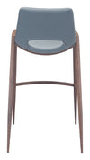 Desi Barstool (Set of 2) Azure Gray & Walnut — Set of 2