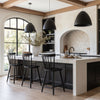 Tyce Counter Stool Black — Set of 2