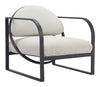 Flakt - Outdoor Accent Chair - Ivory