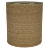 Halden - Round Woven Seagrass Accent Side Table - Light Brown