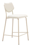 Zeal Counter Stool Light Gray & Beige — Set of 4