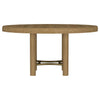 Arini - 60" Round Wood Dining Room Table - Sand Wash