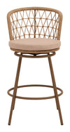 Islamorada Swivel Barstool Brown