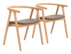 Peker - Dining Chair (Set of 2) - Brown / Natural