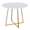 Cosmo - Dining Table - Natural Wood Metal Base