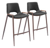 Desi - Counter Stool (Set of 2) Walnut Legs