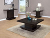 Reston Engineered Wood Pedestal Console Table Cappuccino — product view 9