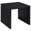 Knapp Engineered Wood Square Side End Table Black — product view 1