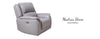 Power Reclining Loveseat With  Console Madras Stone