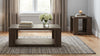 Pavone Transitional Square End Table with Lower Shelf Dark Rustic Mango — product view 9