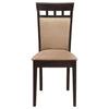 Gabriel - Closed Back Side Chairs (Set of 2) - Cappuccino