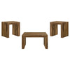 Odilia 3-piece Solid Wood Coffee and End Table Set Auburn — product view 2