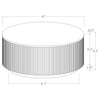 Jason Round White Marble Top Coffee Table Charcoal — product view 7