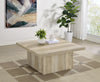 Devar Square Engineered Wood Coffee Table Distressed Pine — product view 2