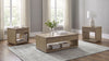 Ingram 3-Piece Coffee and End Table Set with Storage Latte — product view 1