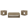 Ingram 3-Piece Coffee and End Table Set with Storage Latte — product view 2