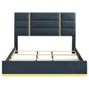 Ines - Fabric Upholstered Panel Bed