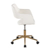 Margarite - Task Chair - Gold Metal