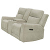 Kennett - Chenille Upholstered Power Reclining Loveseat