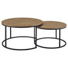 Lainey 2-piece Round Nesting Coffee Table Mango — product view 8