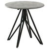 Hadi 2-piece Round SmartTop Coffee and End Table Set Cement — product view 3