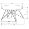 Hadi 2-piece Round SmartTop Coffee and End Table Set Cement — product view 11