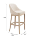 Calmo Barstool Beige
