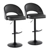 Renee - Adjustable Barstool (Set of 2) - Black Base