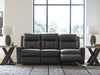 Mackmenville Reclining Sofa - Carbon