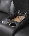 Mackmenville Reclining Loveseat with Console - Carbon
