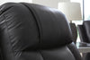 Mackmenville Reclining Loveseat with Console - Carbon