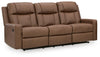 Mackmenville Reclining Sofa - Caramel